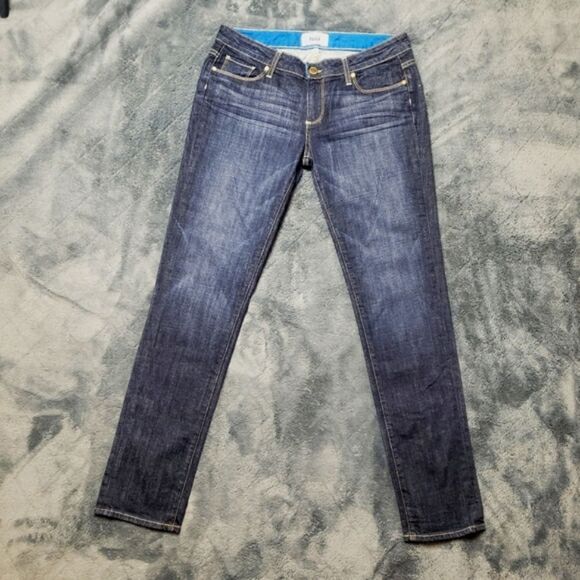 PAIGE Jimmy Jimmy Rebel skinny jeans - Size 28 Dark Wash - Picture 1 of 12